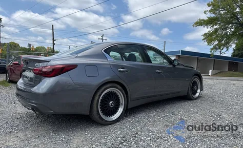2019 Infiniti Q50 Luxe from USA, damaged, VIN JN1EV7AR6KM592189